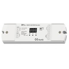 1CH*15A 12-24VDC PWM dimmer D1-L, DMX512