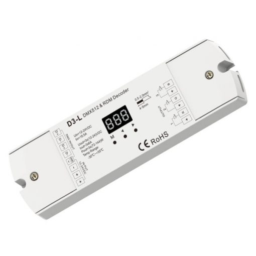 3CH*6A 12-24VDC PWM Dimmer D3-L, DMX512