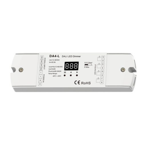 4CH*5A 12-48VDC PWM dimmer DA4-L, DALI