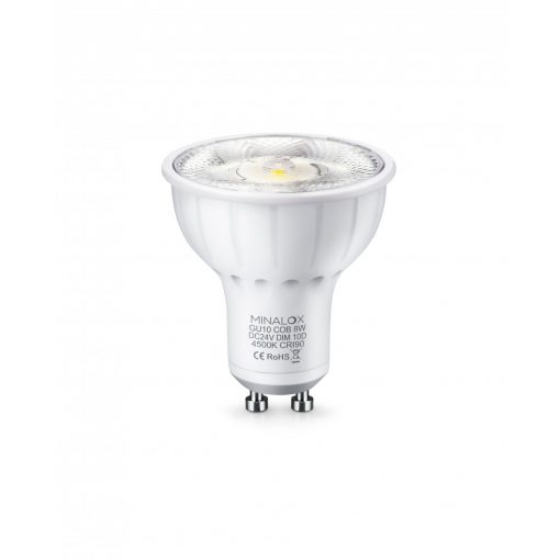 MINALOX LED izzó GU10 8W/24V/10º/4500K