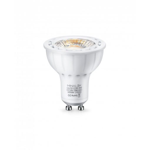 MINALOX LED izzó GU10 8W/24V/60º/2700K