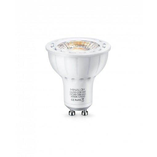 MINALOX LED izzó GU10 8W/24V/60º/3000K